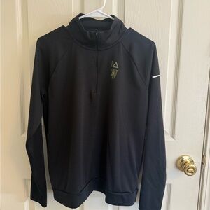 Army West Point Nike Black Dri-FIT quarter zip